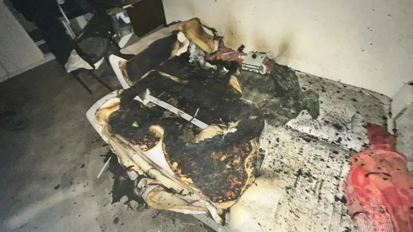 В Засечном при пожаре на улице Изумрудной погиб мужчина