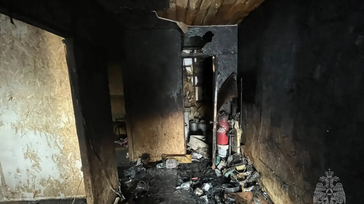 Пожар в Нижнем Ломове: один мужчина погиб, второй пострадал