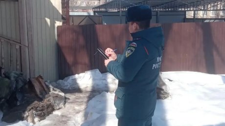 Пожар в Нижнем Ломове: один мужчина погиб, второй пострадал