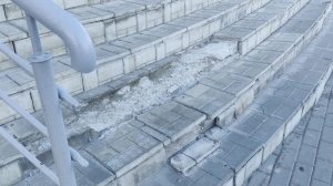 На лестнице ДВС «Сура» «растаяли» ступеньки