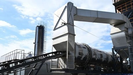 В Пензе запустили производство горячей асфальтобетонной смеси