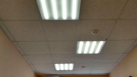 В поликлинике областной больницы отремонтировали укрытие и 1-й этаж