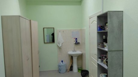 В поликлинике областной больницы отремонтировали укрытие и 1-й этаж