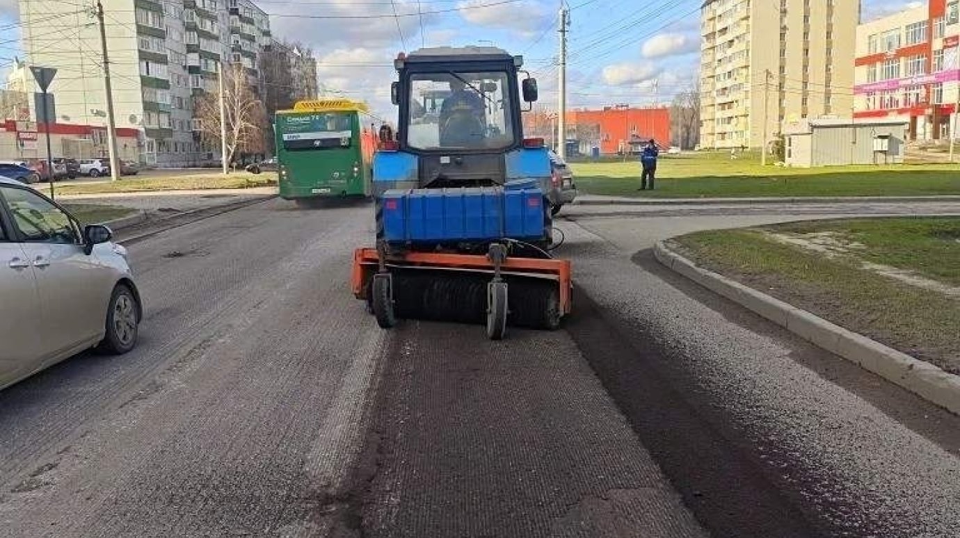 На ул. Клары Цеткин в Пензе начался ремонт дороги