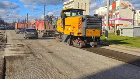 На ул. Клары Цеткин в Пензе начался ремонт дороги
