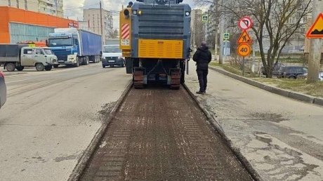 На ул. Клары Цеткин в Пензе начался ремонт дороги