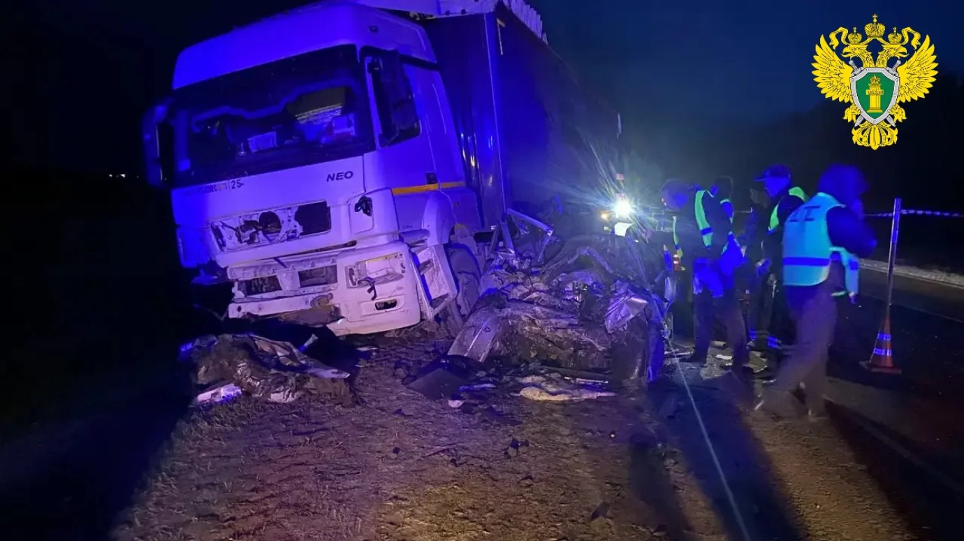 В Кузнецком районе в ДТП погибли женщина-водитель и трое детей