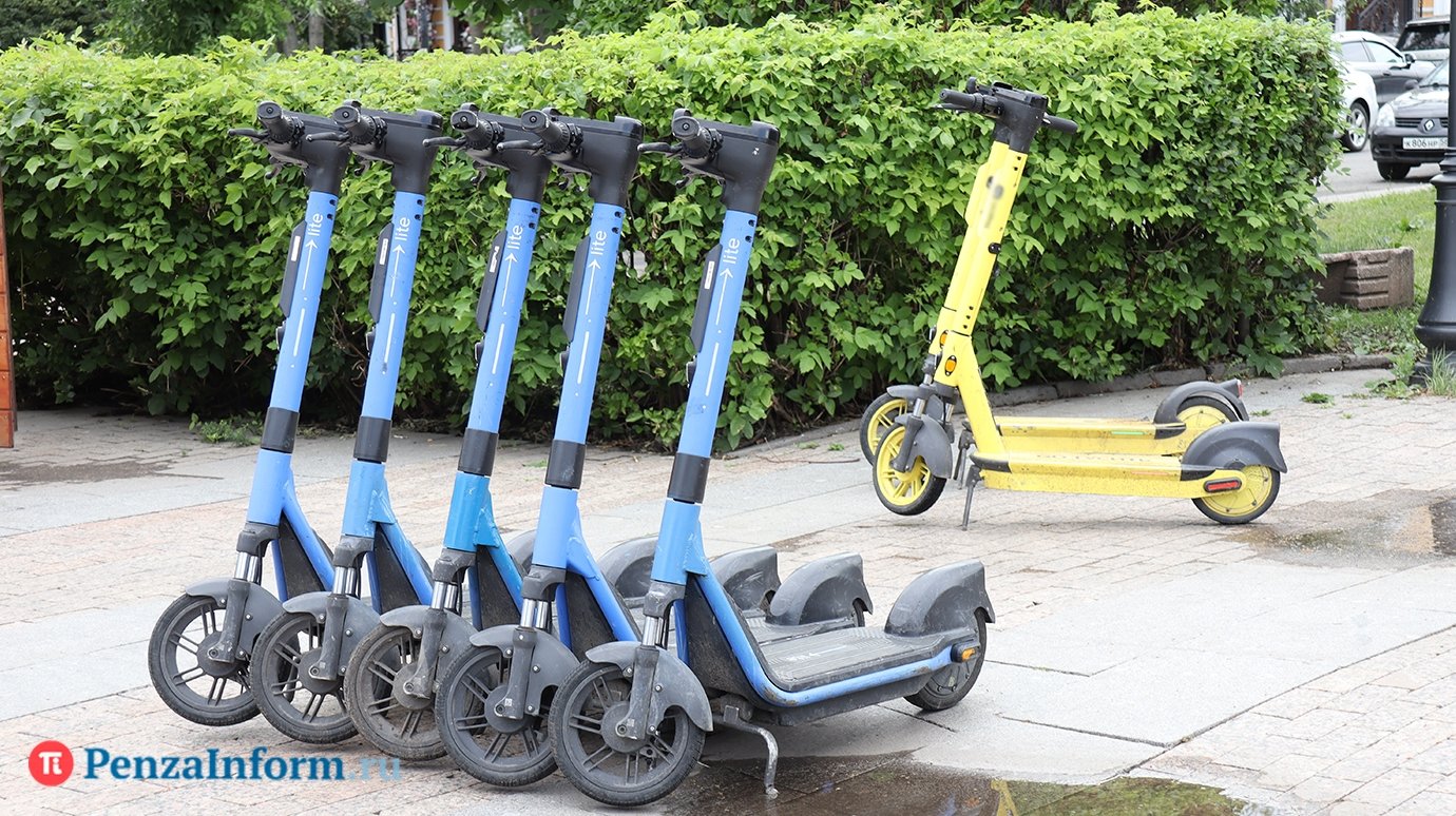 В Пензе уменьшат число электросамокатов для проката