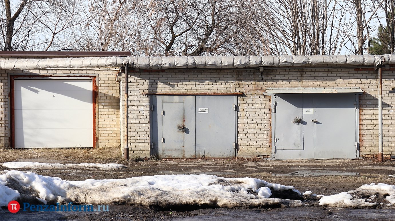 В Пензе территории гаражных кооперативов пришли в упадок