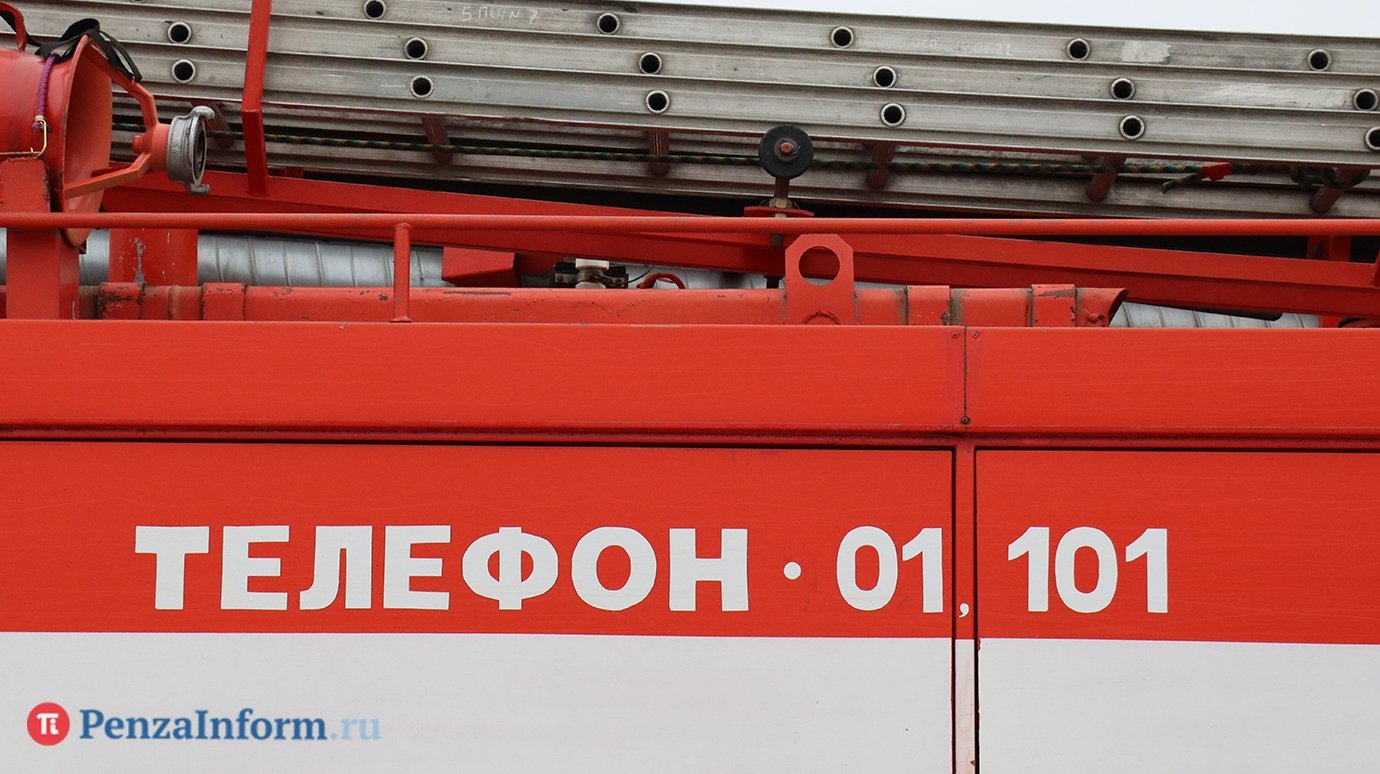 В Никольске при пожаре пострадал мужчина