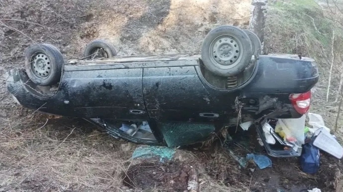 В Городищенском районе опрокинулась «Приора», 1 человек погиб