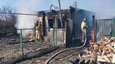 В Городищенском районе сгорел жилой дом