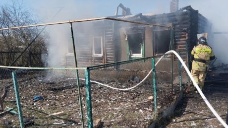 В Городищенском районе сгорел жилой дом