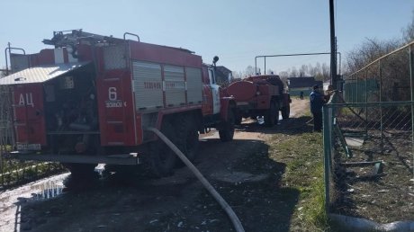 В Городищенском районе сгорел жилой дом