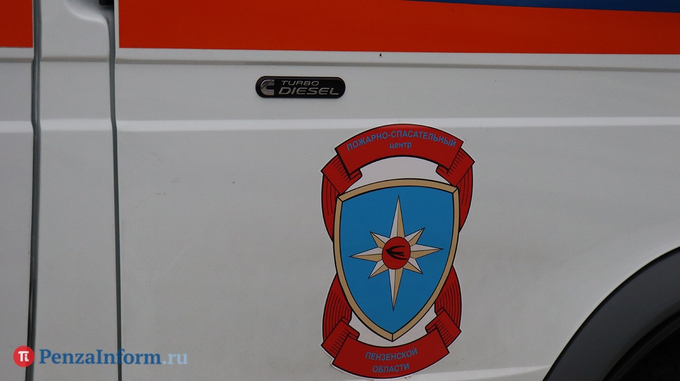 В Пензе при пожаре на автомойке пострадал человек