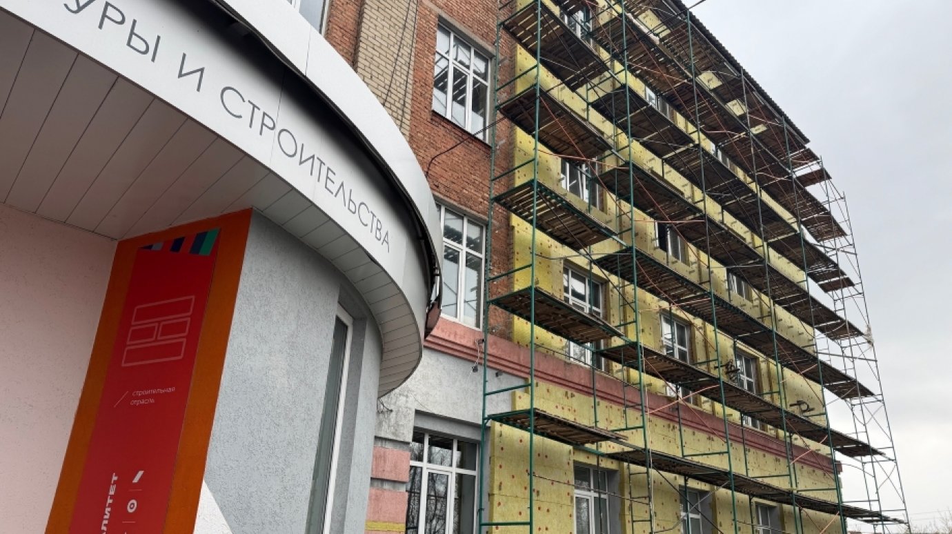 В Пензе идет ремонт в колледже архитектуры и строительства