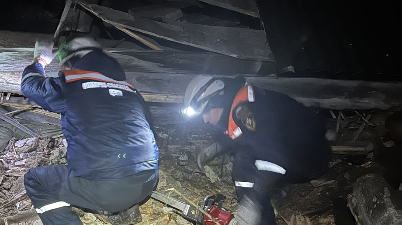 В Пензенском районе женщина погибла при обрушении крыши дома