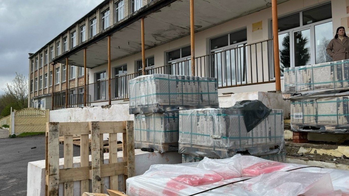 Капремонт школы в селе Канаевка выполнен почти наполовину