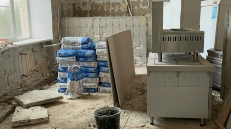 Капремонт школы в селе Канаевка выполнен почти наполовину