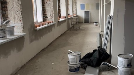 Капремонт школы в селе Канаевка выполнен почти наполовину