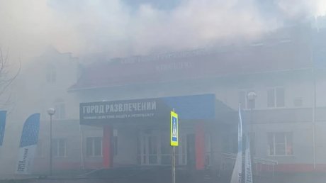 Появились кадры с места серьезного пожара в Засечном