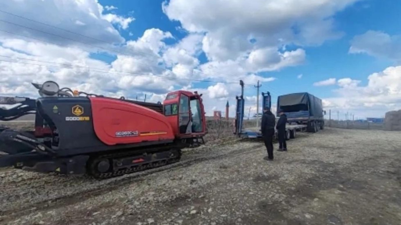 В селе Татарский Канадей началось строительство водозаборного узла