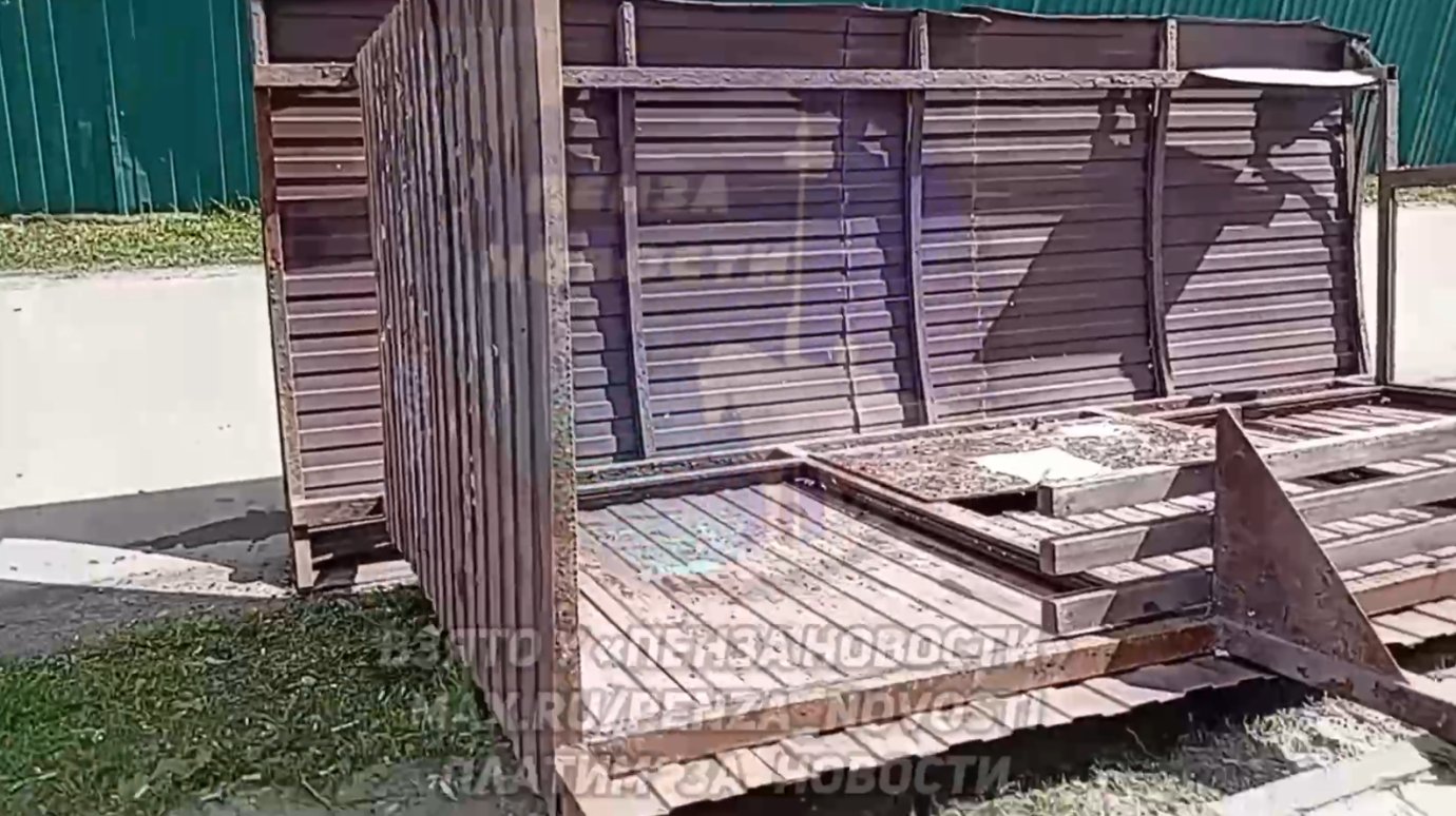 В Пензе ветром сдуло остановку «Улица Токарная»