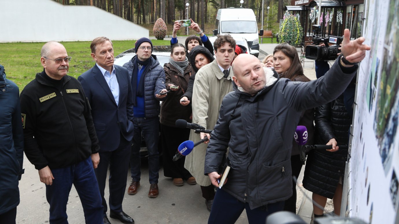 Губернатор оценил благоустройство общественных территорий Заречного