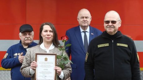Олег Мельниченко поблагодарил пожарных за добросовестный труд
