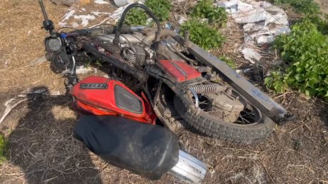 В Белинском районе мотоциклист врезался в мусорный бак и погиб