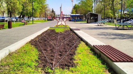 В Пензе коммунальщики активно высаживают цветы