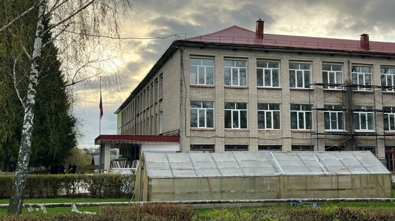 Ремонт школы в селе Кижеватово выполнен на 14%