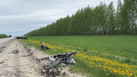 Появились новые кадры с места серьезной аварии в Пензенском районе