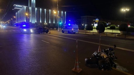 В центре Пензы в ДТП погиб молодой мотоциклист