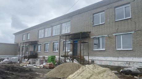 В селе Неверкино капитальный ремонт детского сада выполнен на 56%