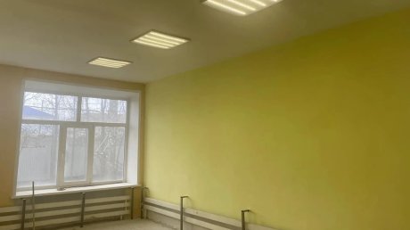 В селе Неверкино капитальный ремонт детского сада выполнен на 56%