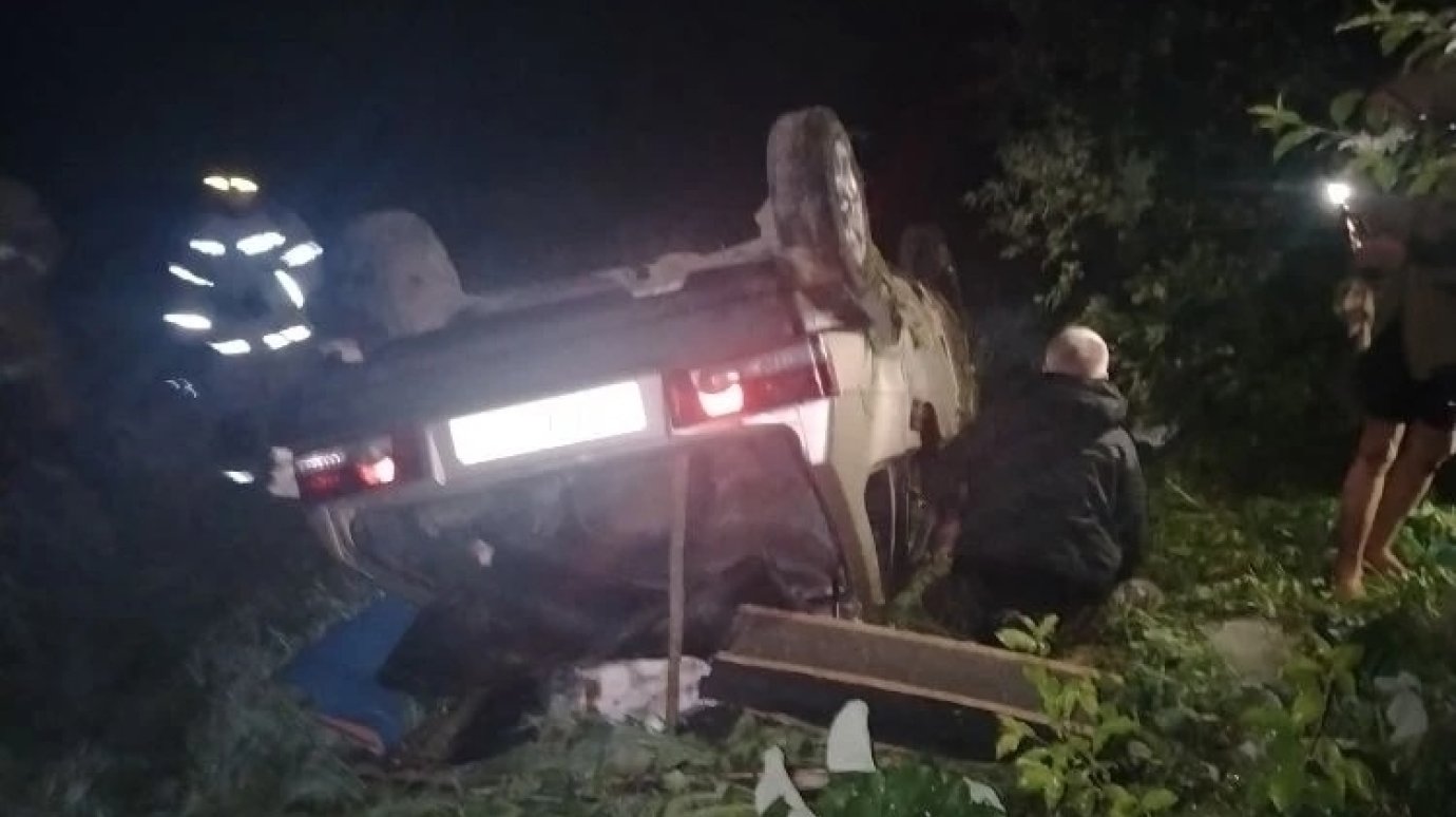В Мордовском Ишиме опрокинулась «девятка», водитель погиб