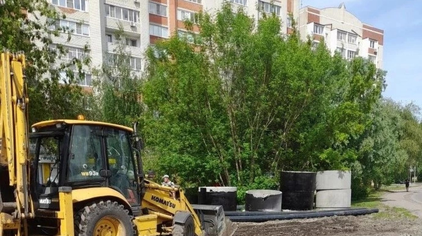 В Пензе продолжаются работы по ремонту и замене трубопроводов