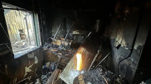 В Кузнецком районе сгорели дом и надворные постройки