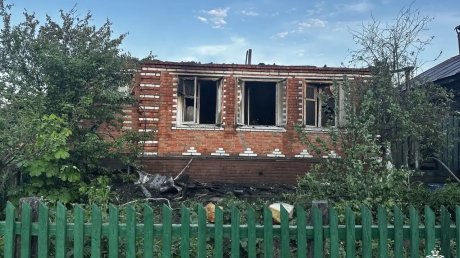 В Кузнецком районе сгорели дом и надворные постройки