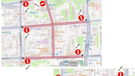 В центре Пензы 27 и 28 мая ограничат движение транспорта
