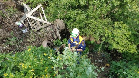 В Рамзае бесследно исчез водитель вылетевшей с дороги машины