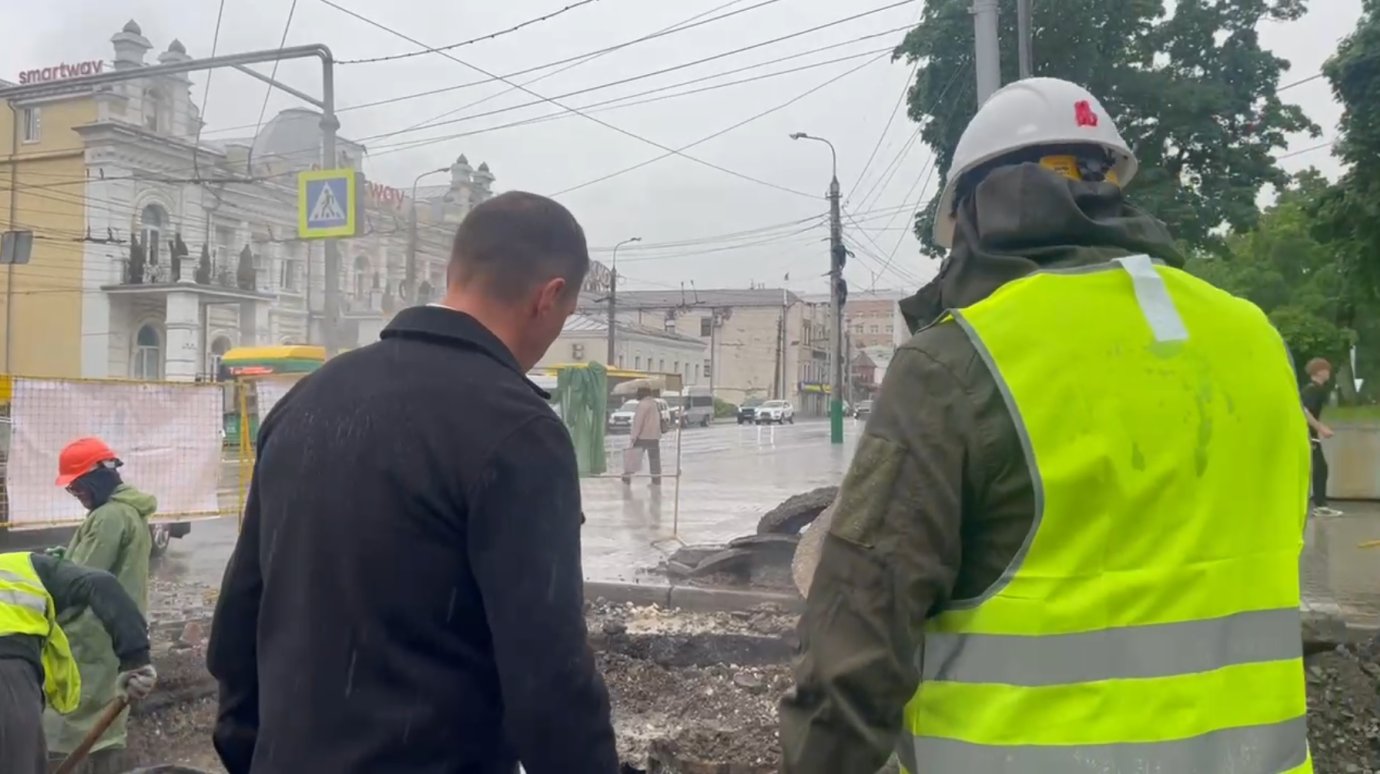 На нескольких перекрестках в Пензе произошли аварии на сетях