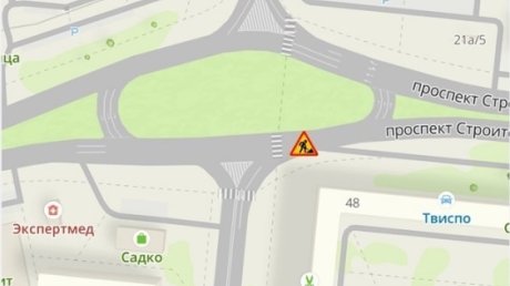 На участке проспекта Строителей в Пензе перекрыли 2 полосы