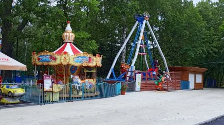 В парке Белинского начался новый этап благоустройства