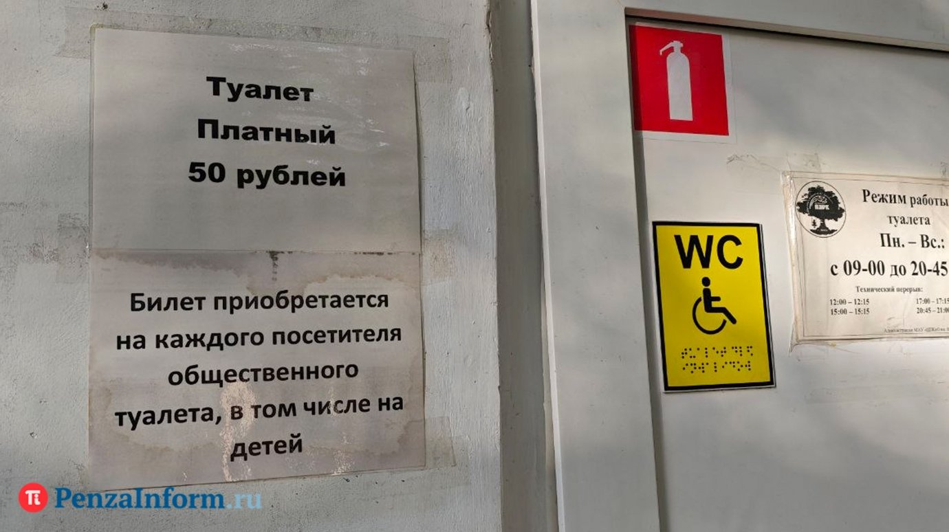 Многодетным раз в месяц сделают скидку на туалет в парке Белинского