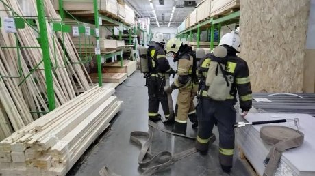 В магазине на Окружной прошли масштaбные учения МЧС