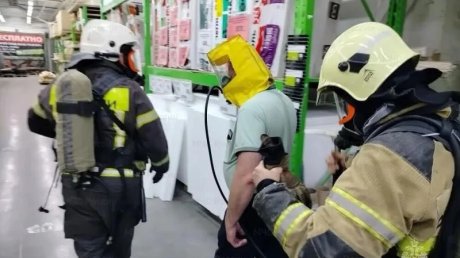В магазине на Окружной прошли масштaбные учения МЧС