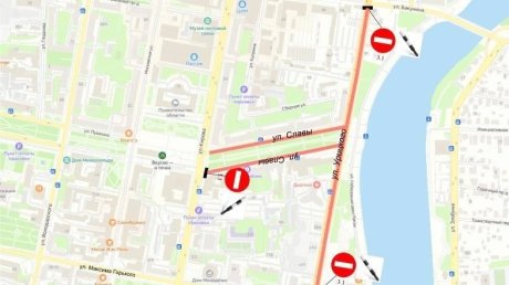 12 июня в центре Пензы перекроют несколько улиц