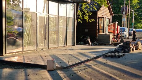 Павильон на Олимпийской аллее не сдали в срок